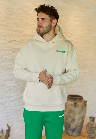 The Lifestyle Club Hoodie in Buttercream Evergreen