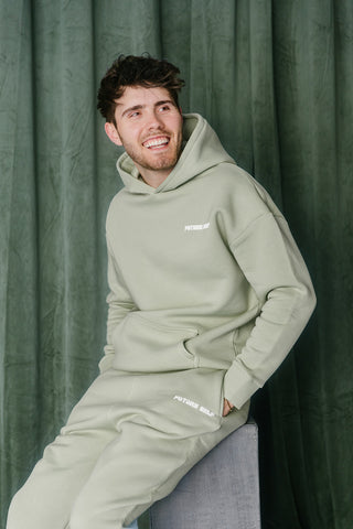 Coffee Collection Hoodie in Sage