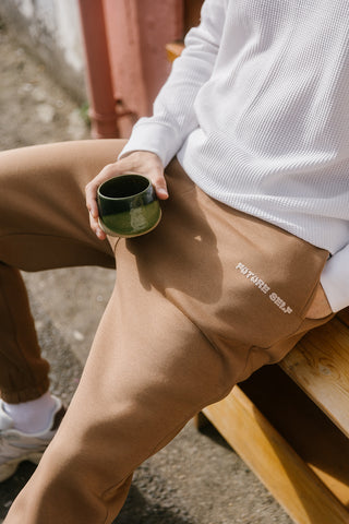 Coffee Collection Joggers in Mocha